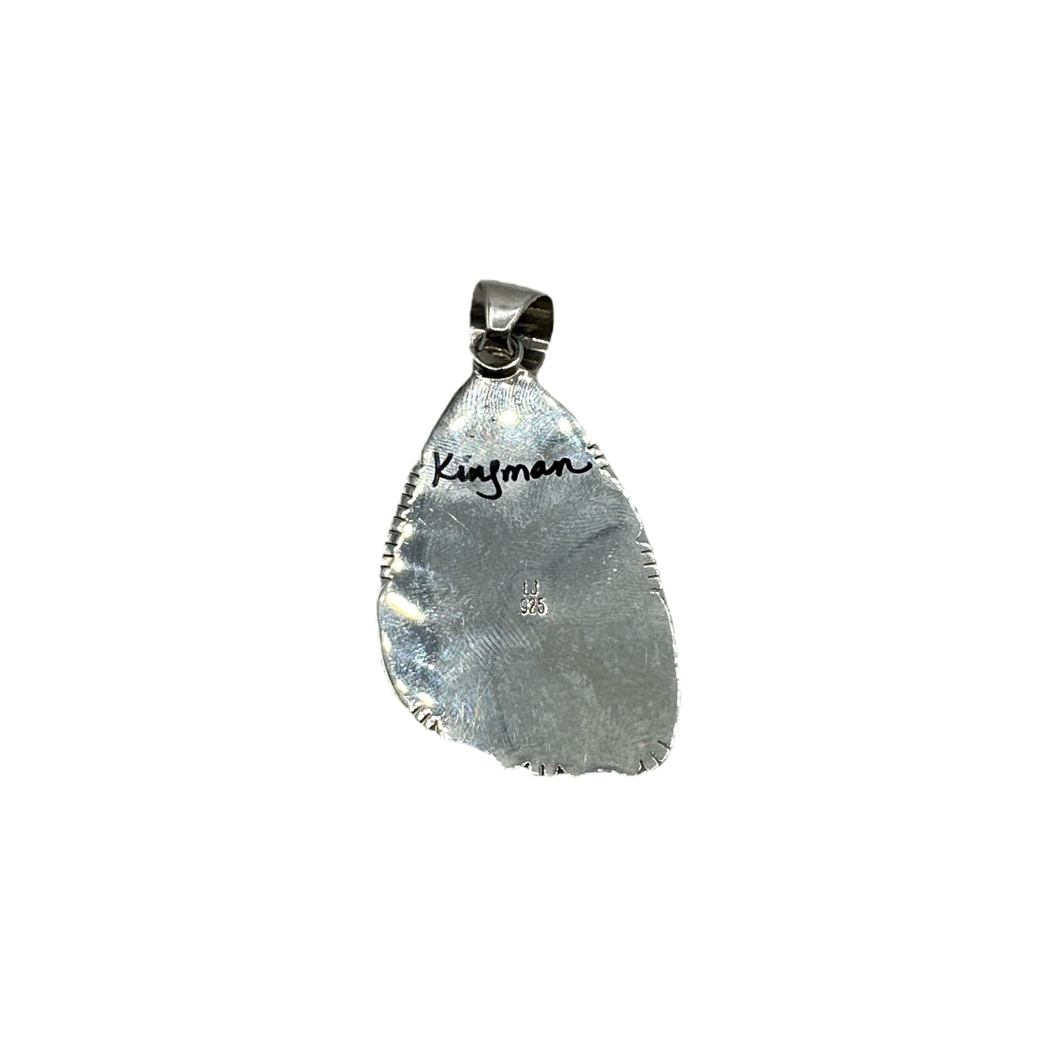 Sterling Silver & Kingman Turquoise Pendant