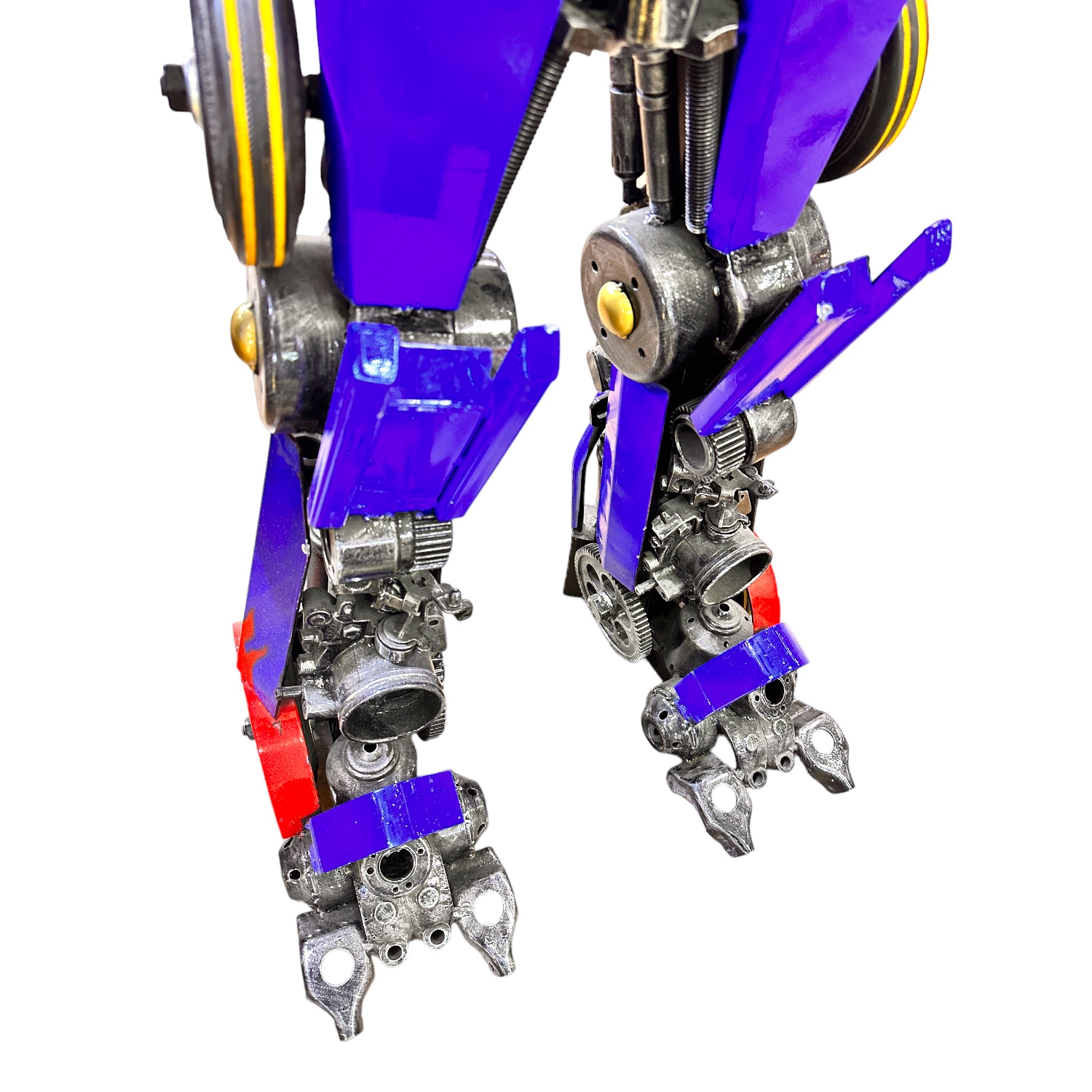 Transformers Optimus Prime Recycled Metal Statue Sculpture - 46"