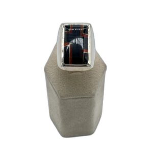 GL Miller Studio Sterling Silver & Onyx Inlay Ring