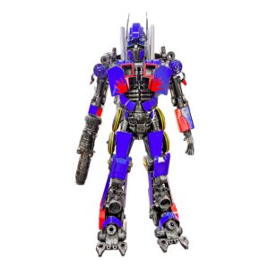 Transformers Optimus Prime Recycled Metal Statue Sculpture - 46"