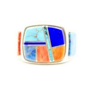 Square Multi-Color Ring 100320