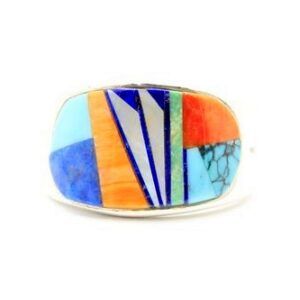 Wide Multi-Color Ring 100320