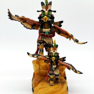 Eagles Wood Carved Kachina Doll by Milton Howard 