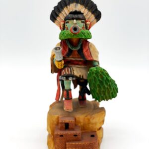 Early Morning Wood Carved Kachina Doll by Milton Howard 