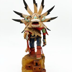 Ogre Wood Carved Kachina Doll by Milton Howard 