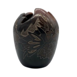 Santa Clara Carved Pottery Vase