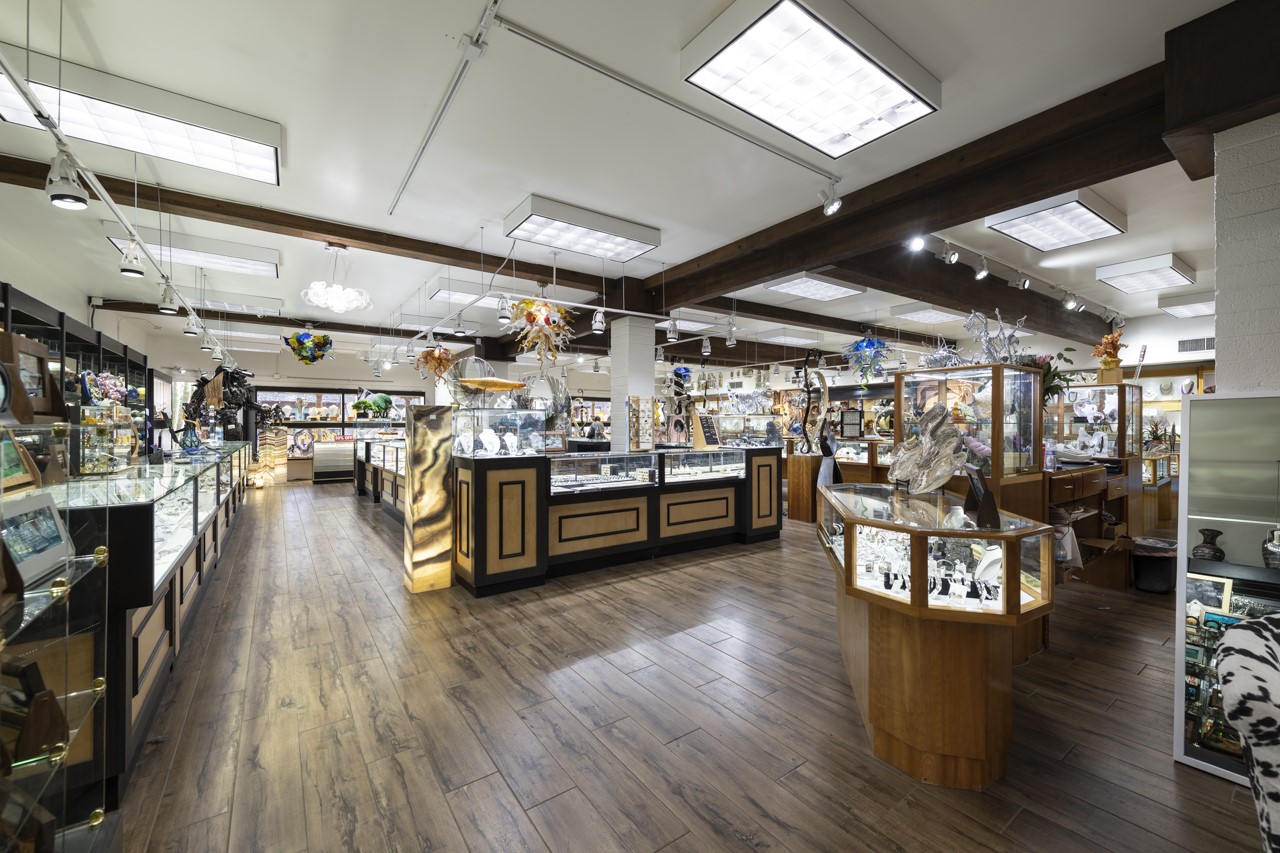Sunrise Jewelry & Gallery showroom in Old Town Scottsdale