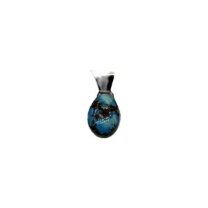 Sterling Silver & Golden Hills Turquoise Pendant