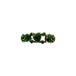 B. Johnson Sterling Silver & Turquoise Split Shank Cuff Bracelet
