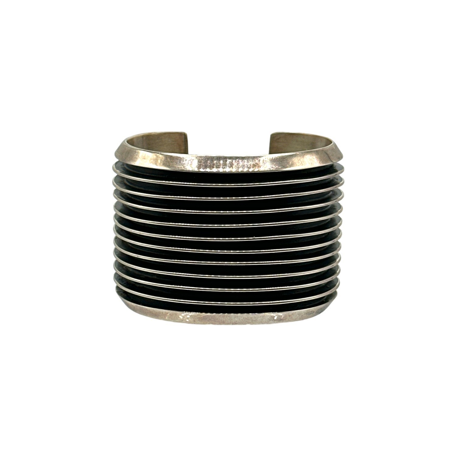 Sterling Silver Wide Cuff Bracelet