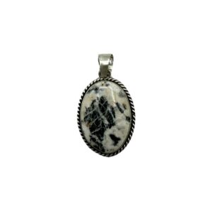 V. Williams Sterling Silver & White Buffalo Pendant
