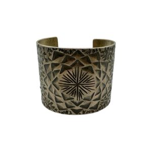 Sterling Silver Wide Cuff Bracelet