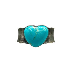 Sterling Silver & Fox Turquoise Cuff Bracelet