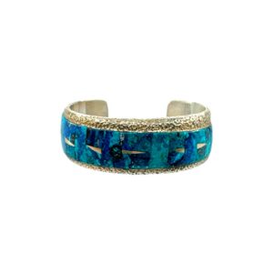 Studio GL Heavy Gauge Sterling Silver & Turquoise Cuff Bracelet