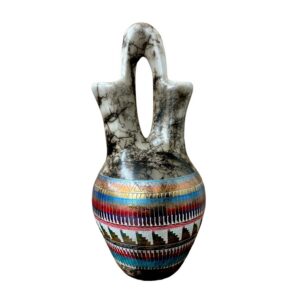 V. King Navajo Horsehair Wedding Vase
