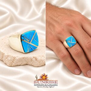 Men's Turquoise ring 40820