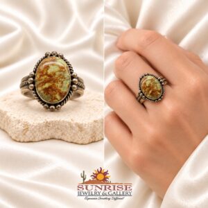 Navajo Sterling Silver & Royston Turquoise Ring
