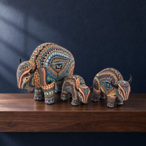 Fimo Clay Bison